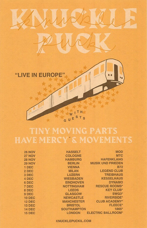 Knuckle Puck Announce European Tour This Fall