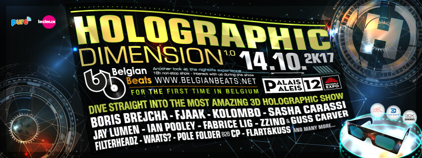 Holographic Dimension 1.0: 3D hologrammen &  15 top-artiesten