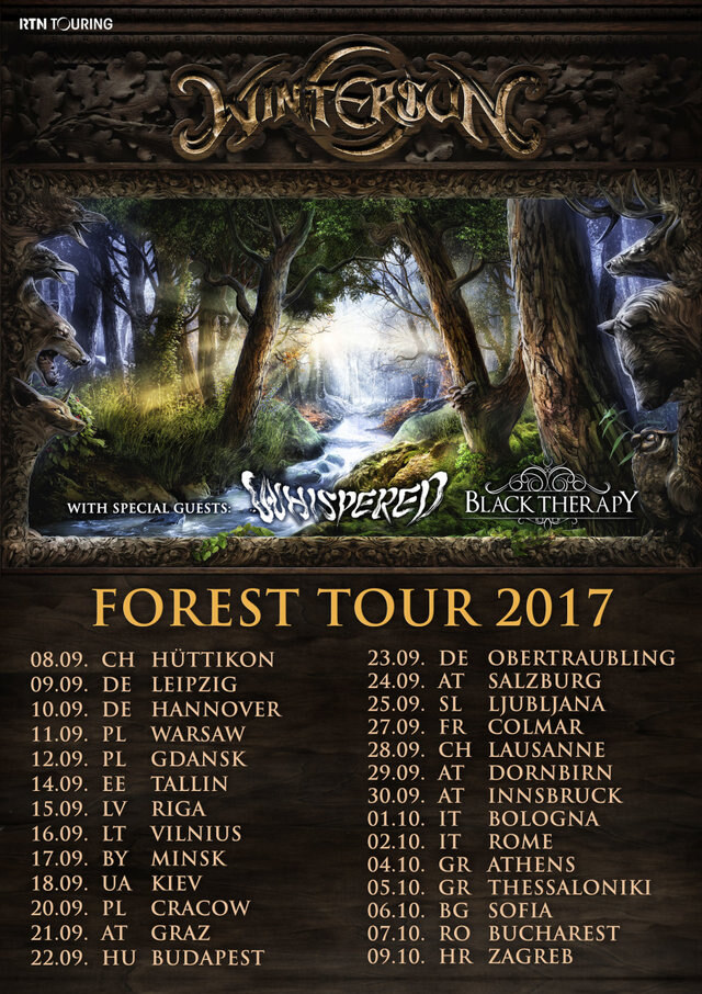 Whispered: support acts WHISPERED and Black Therapy