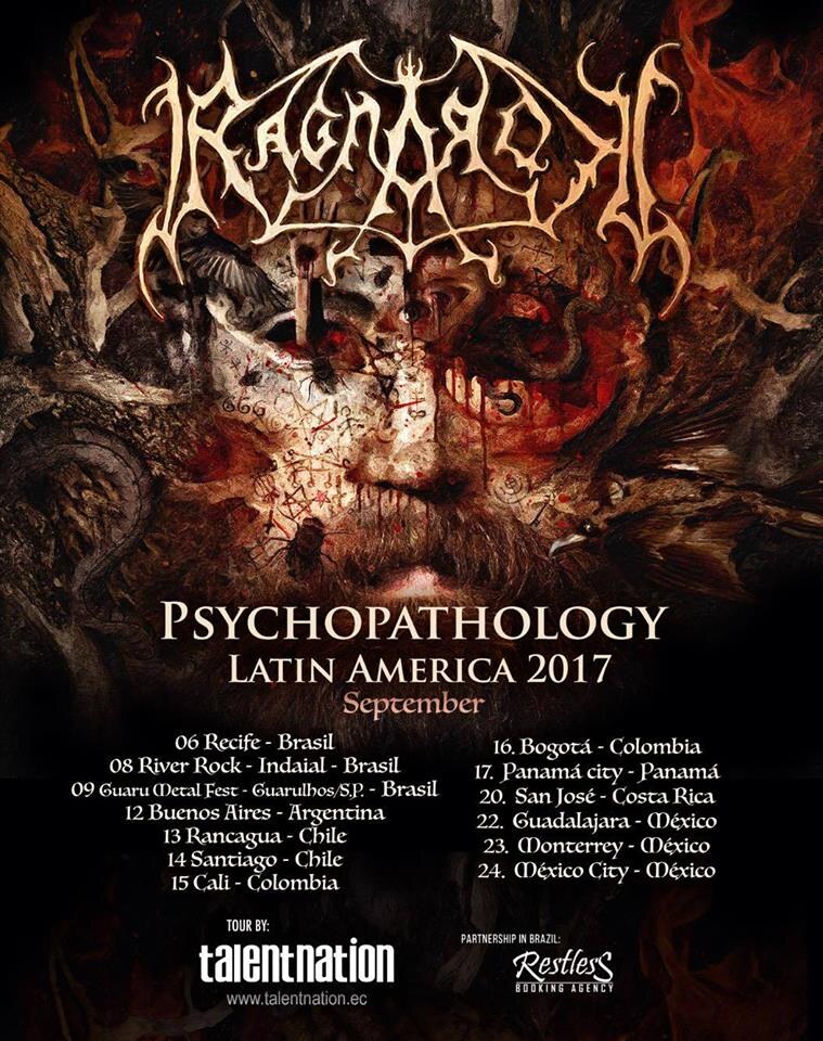 Ragnarok announce new bassist and Latin American tour dates