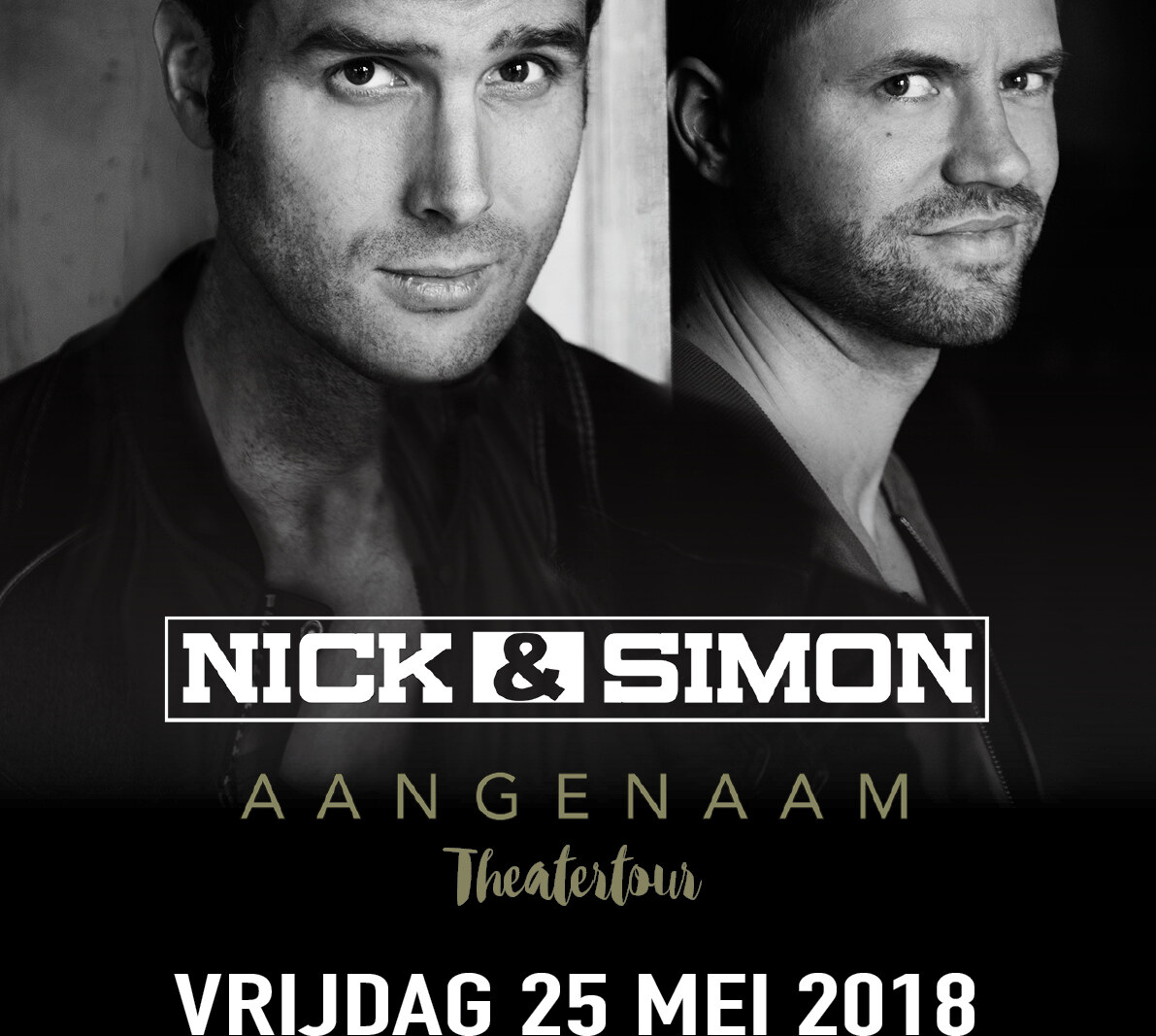 Nick & Simon groeten hun fans op 25 mei in Antwerpse Stadsschouwburg.  
