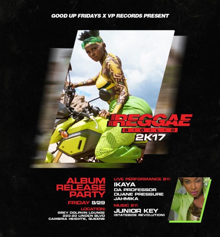 RSVP for Reggae Gold Album Release Party with Special Guest Ikaya
