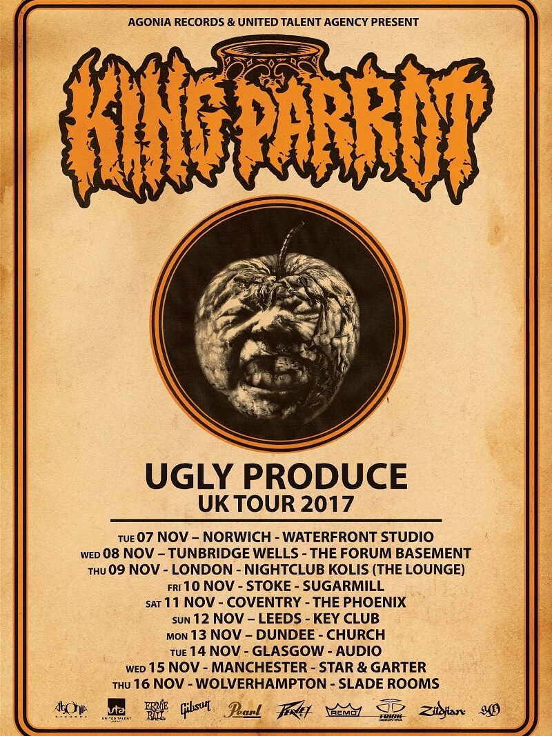 King Parrot announce headlining UK tour