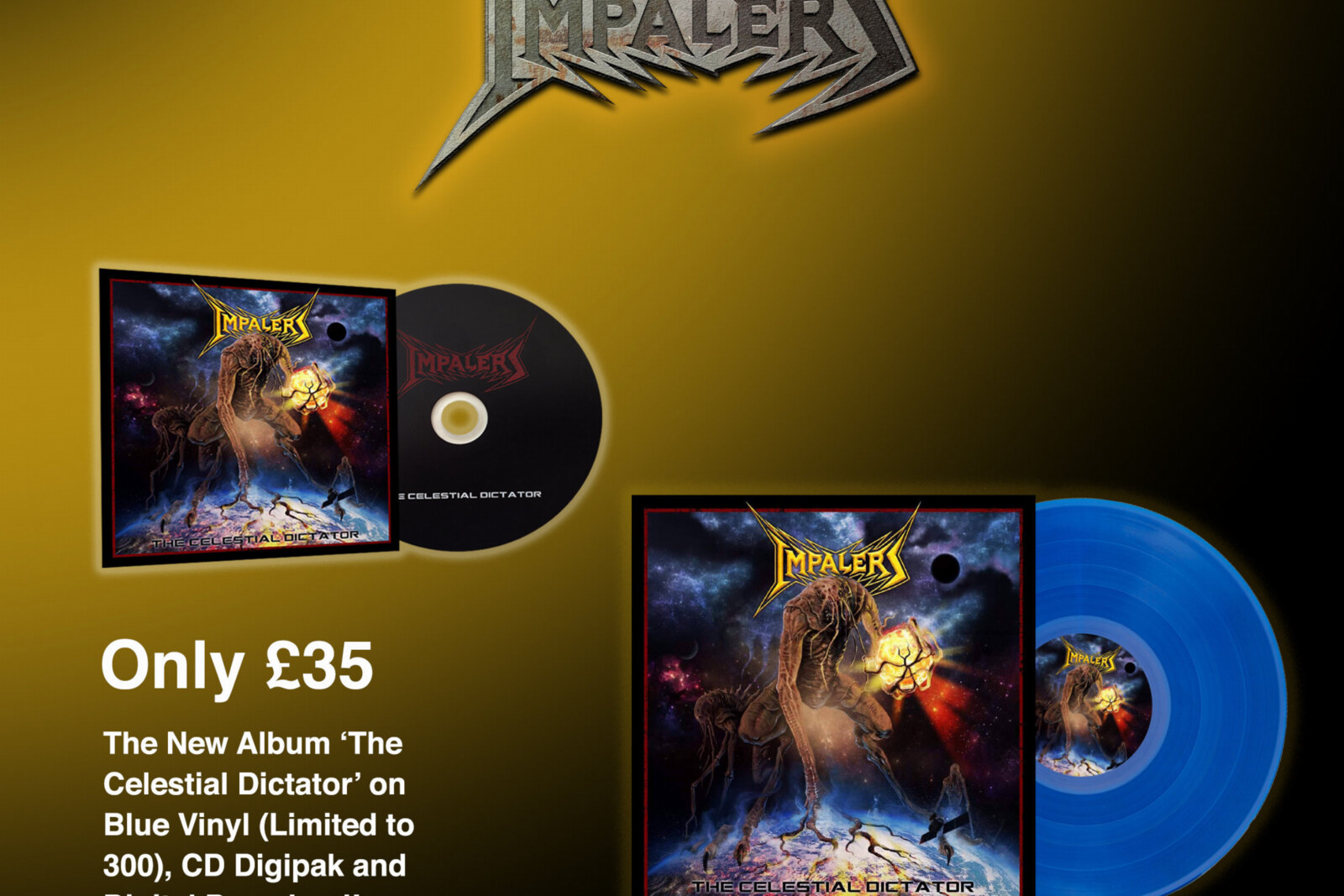 Impalers - 'The Celestial Dictator' Vinyl Indiegogo Campaign is LIVE