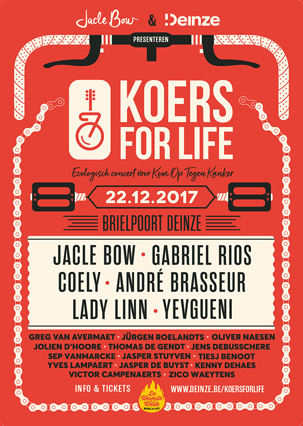 Jacle Bow steunt Kom Op Tegen Kanker met 'Koers For Life'
