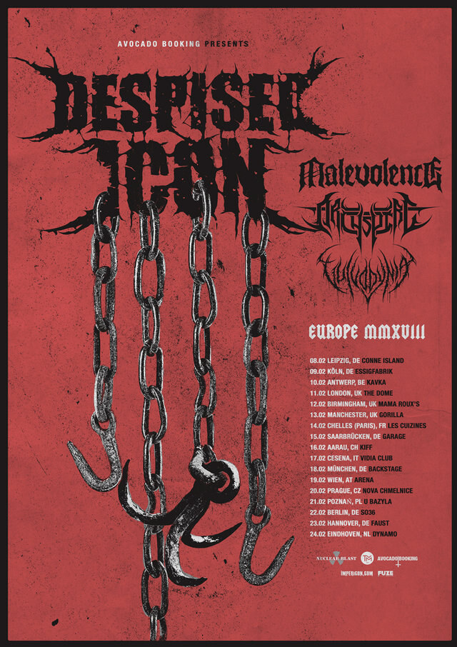 Despised Icon announce 2018 EU tour dates!