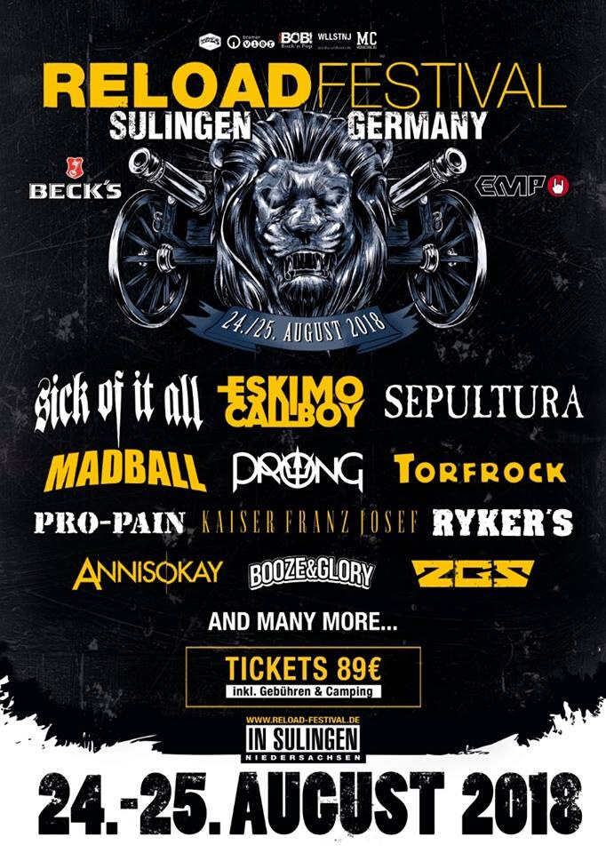 Reload Festival - The first bands!