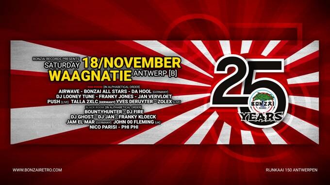 Bonzai lanceert vandaag de Red Bull Elektropedia Reworks in laatste rechte lijn naar de grootse '25 YEARS BONZAI' party