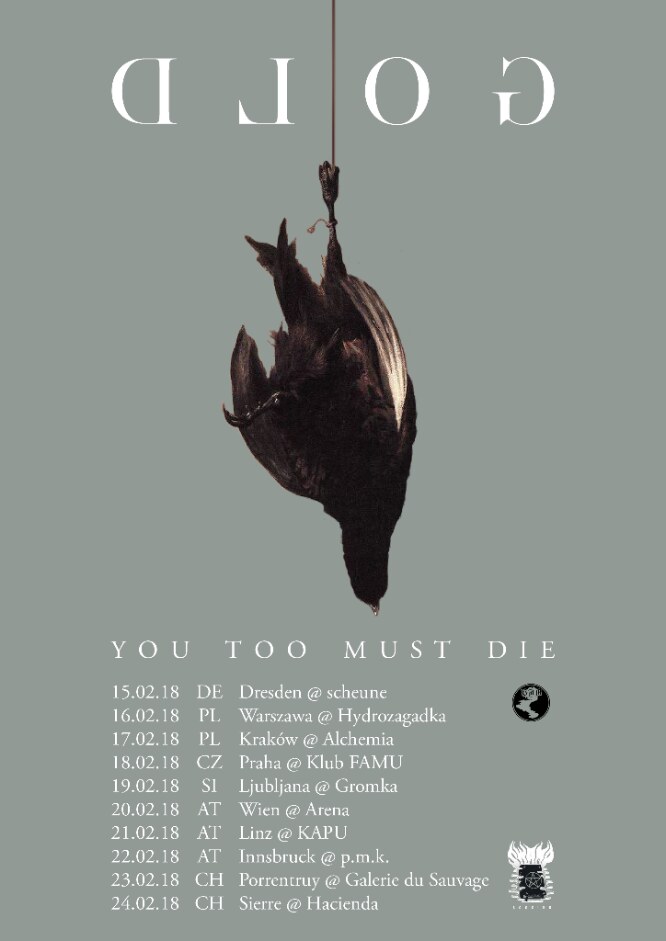 Gold announce European tour for 2018