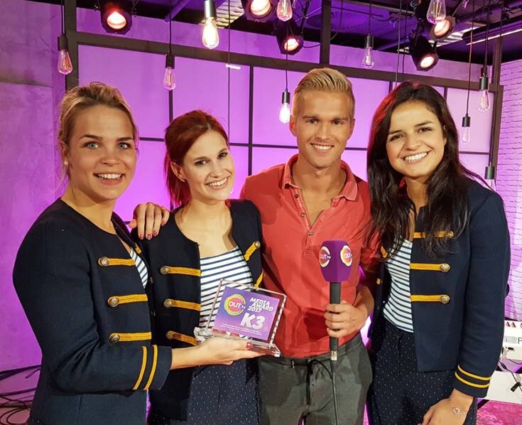 K3 uitgeroepen tot meest homovriendelijke mediapersoonlijkheden 2017