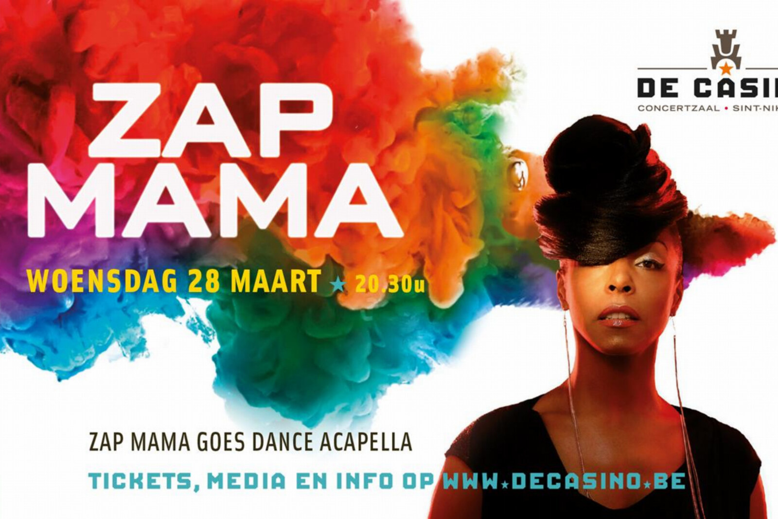 Zap Mama komt naar De Casino
