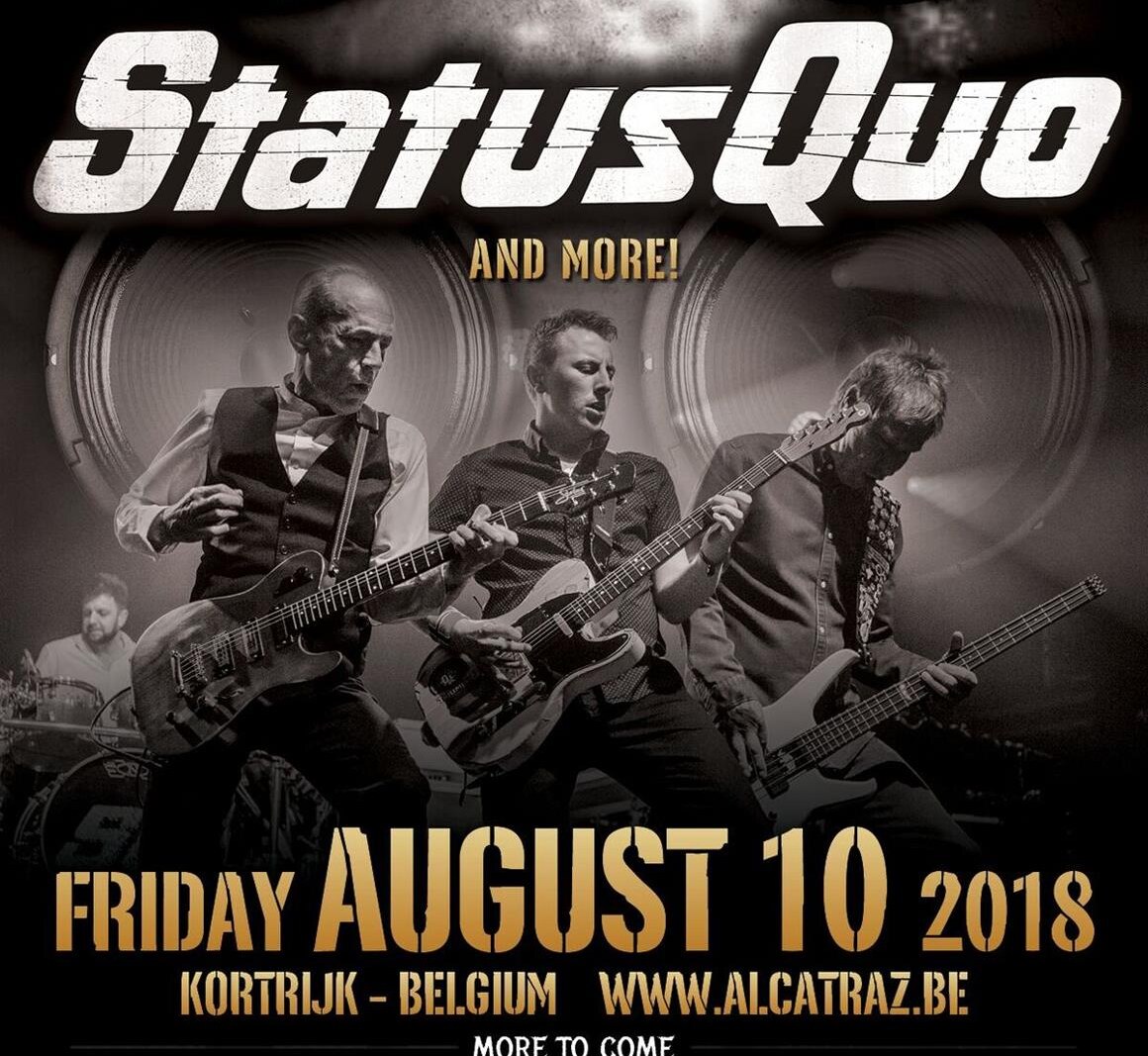 Status Quo is eerste headliner Alcatraz Hard Rock & Metal Festival
