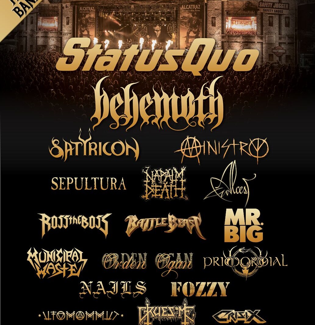Eerste bands voor Alcatraz Festival bekend gemaakt