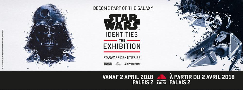 Star Wars™ Identities: The Exhibition komt naar Brussel!
