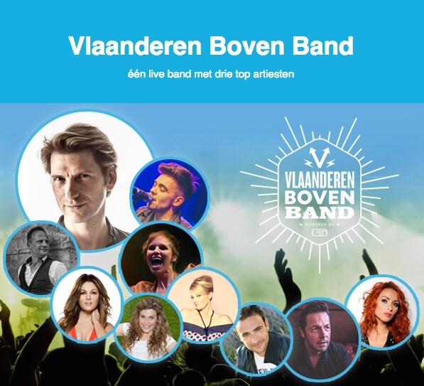 Gene Thomas gaat volgend jaar met de Vlaanderen Boven Band en 2 gastartiesten op tournee.
