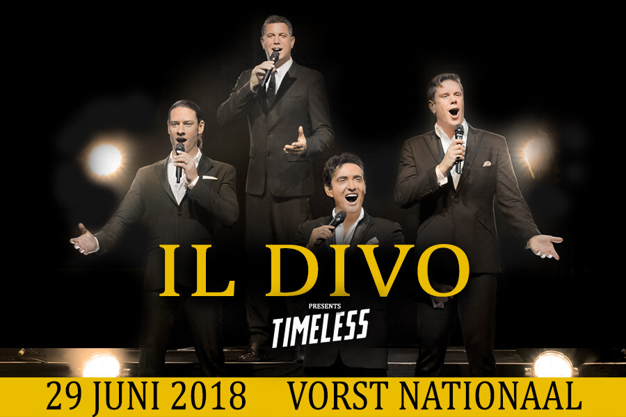 Il Divo Timeless Tour op 29 juni 2018 in Vorst Nationaal
