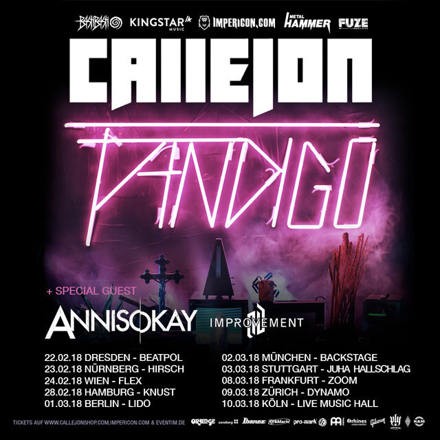 Annisokay will support CALLEJON on tour