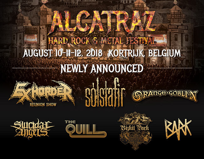 7 nieuwe namen voor Alcatraz Hard Rock & Metal Festival