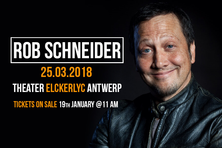 Rob Schneider op 25 maart 2018 in Theater Elckerlyc Antwerpen