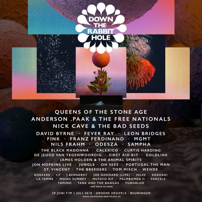 Nieuwe bevestigingen voor Down The Rabbit Hole bekend
