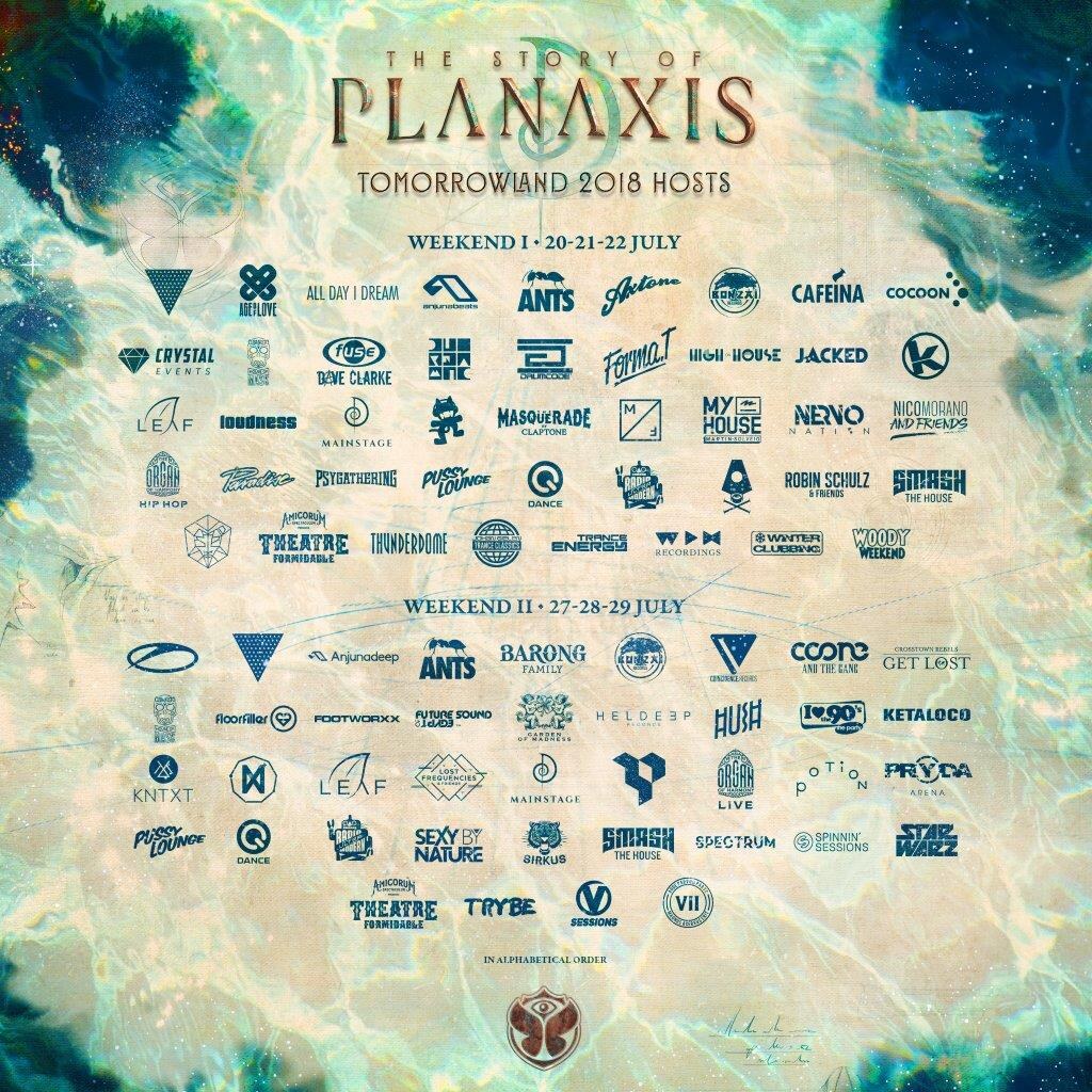 Tomorrowland 2018 kondigt stage hosts aan