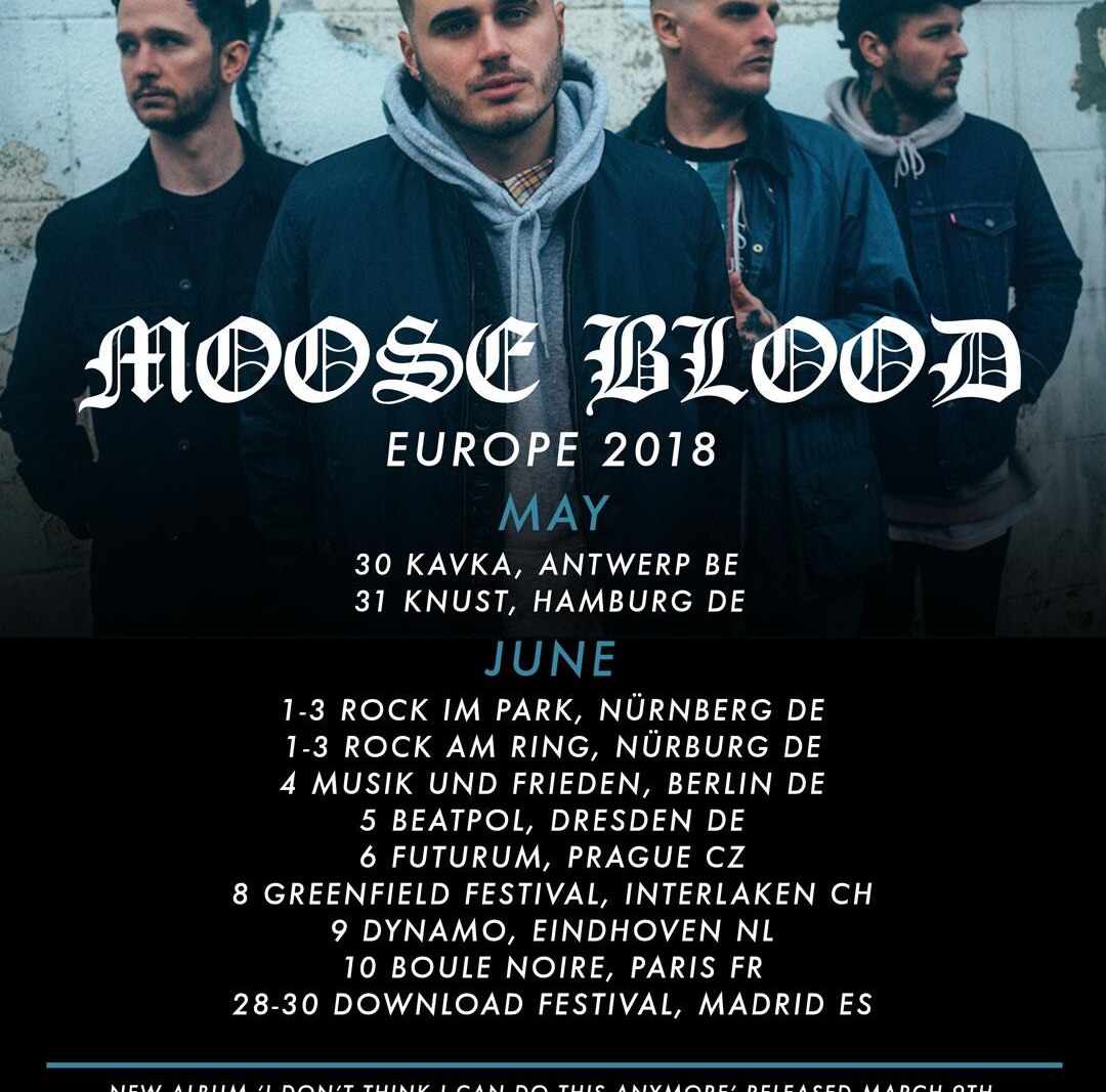 Moose Blood premiere new single "It's Too Much"