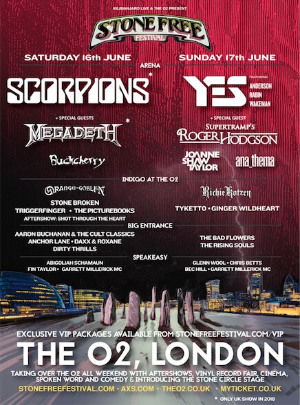Stone Free Festival 2018 - brand new acts announced