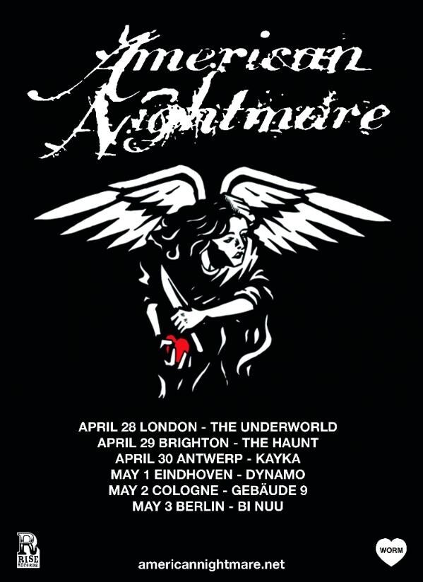 American Nightmare announced a six date tour and new album