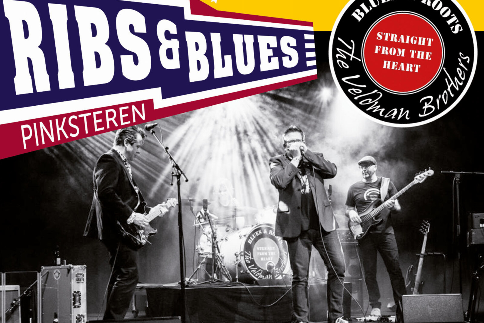 The Veldman Brothers op PREparty Ribs & Blues bij Tivoli in Raalte