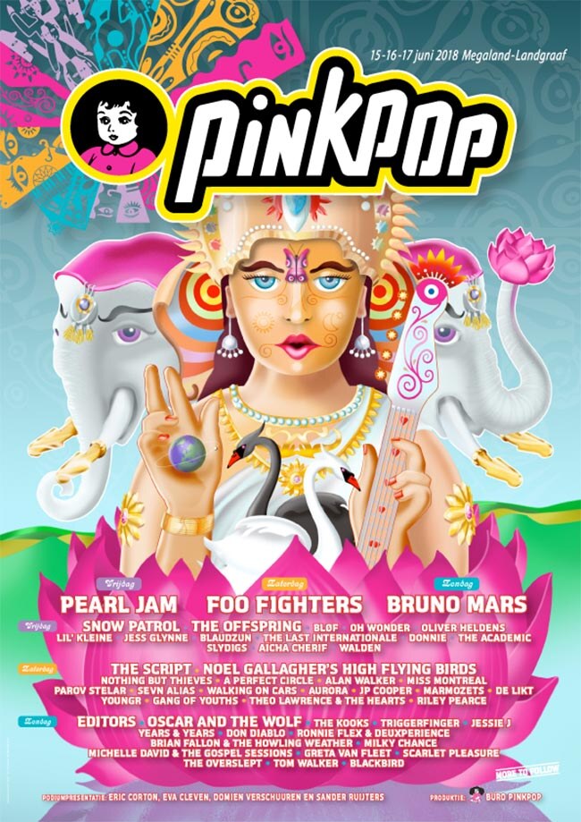 45 nieuwe namen voor Pinkpop 2018