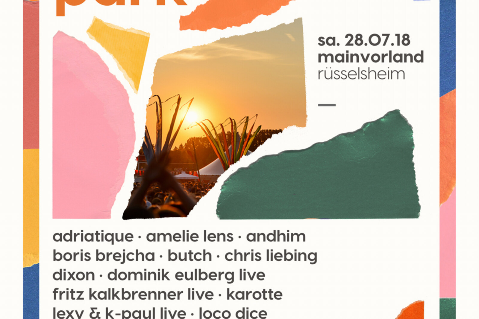 Love Family Park is terug aan de oever van de 'Main' op zaterdag 28 juli !