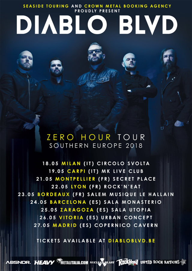 Diablo Blvd release new video and announce Southern Europe tour!
