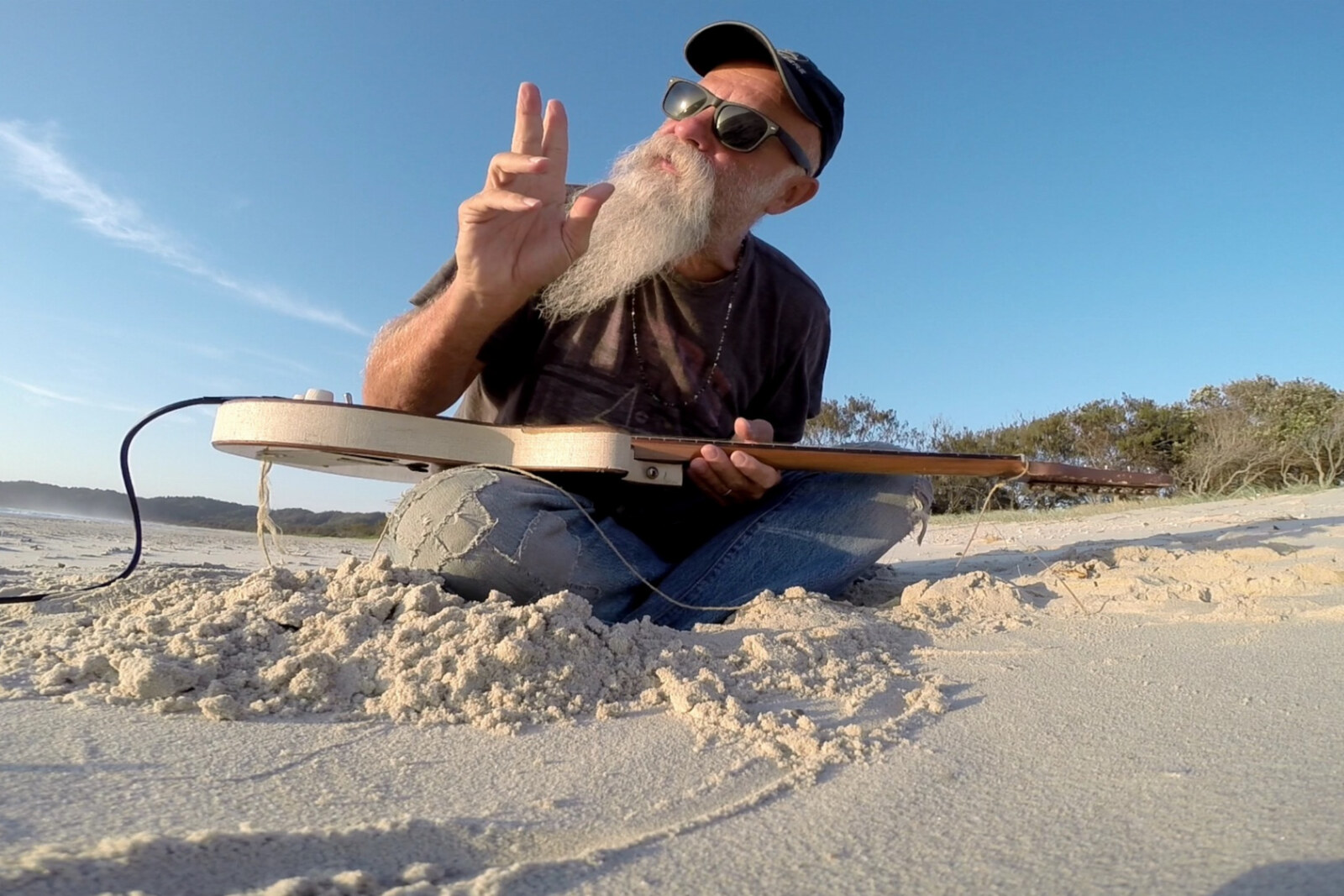 Seasick Steve op festival Once In A Blue Moon in Amsterdamse Bos