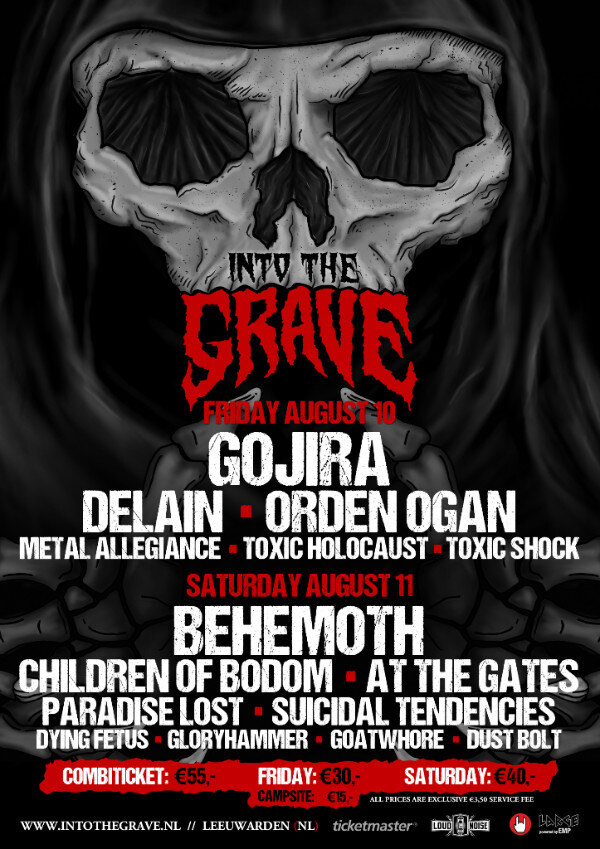Line-up Into the Grave 2018 compleet met At The Gates, Children of Bodom, Dust Bolt en Toxic Shock!