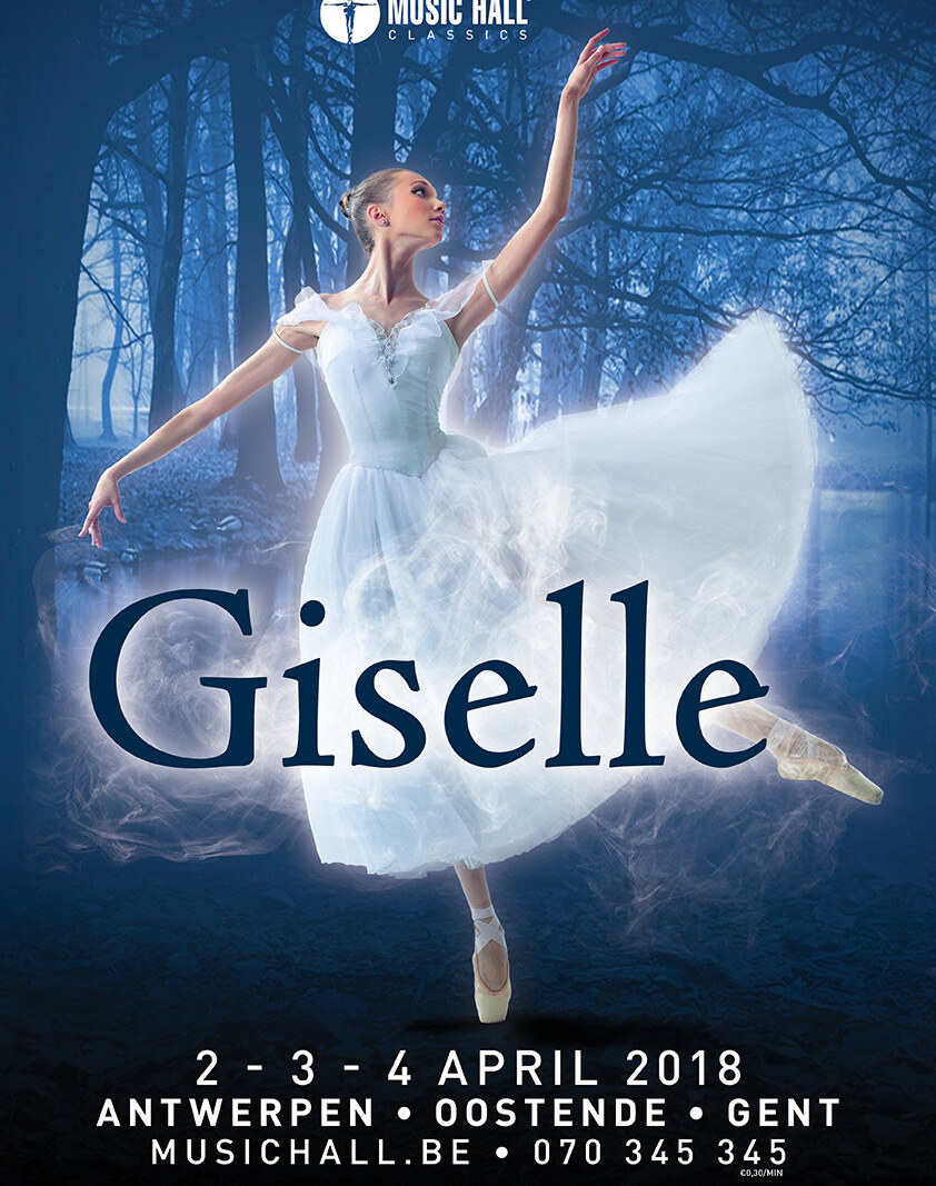 Music Hall presenteert romantische balletklassieker  'Giselle'  in Antwerpen, Oostende en Gent