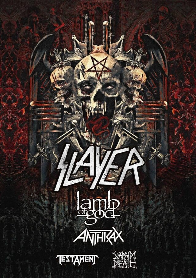 Slayer - 2nd North American leg announced!