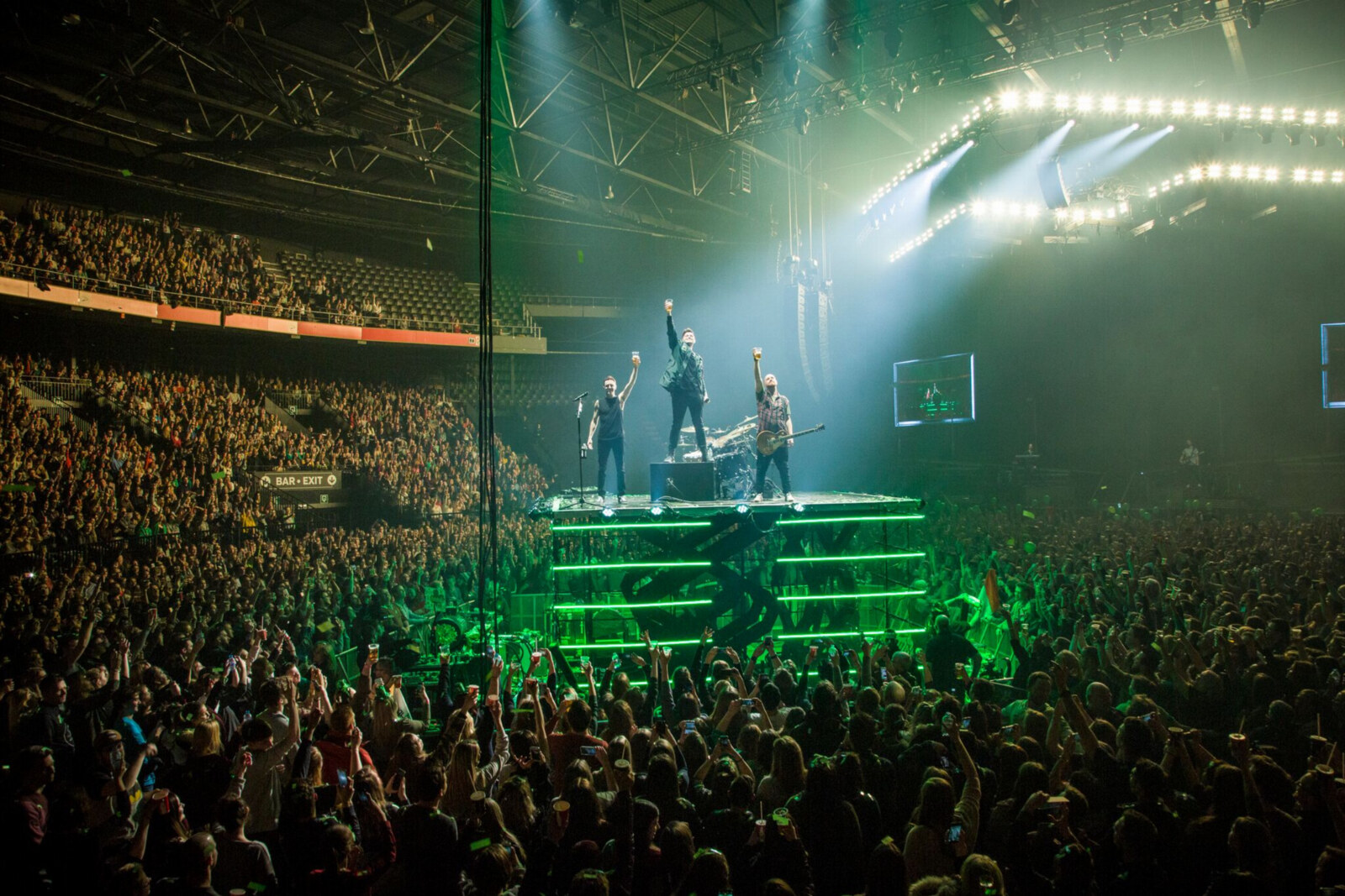 The Script celebrated St Patrick’s Day in style this year! show at Brussels’ Forest National