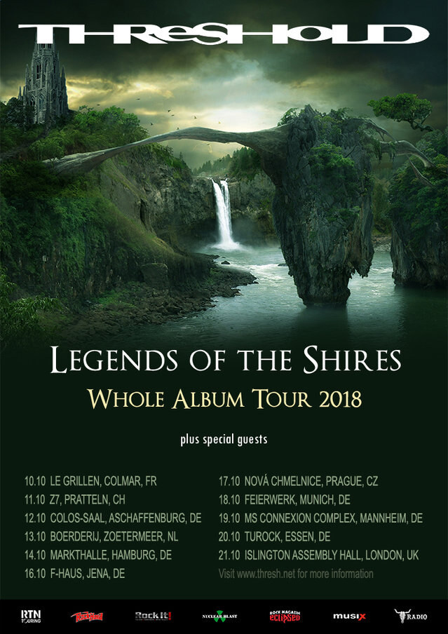 Threshold announce European tour 2018!