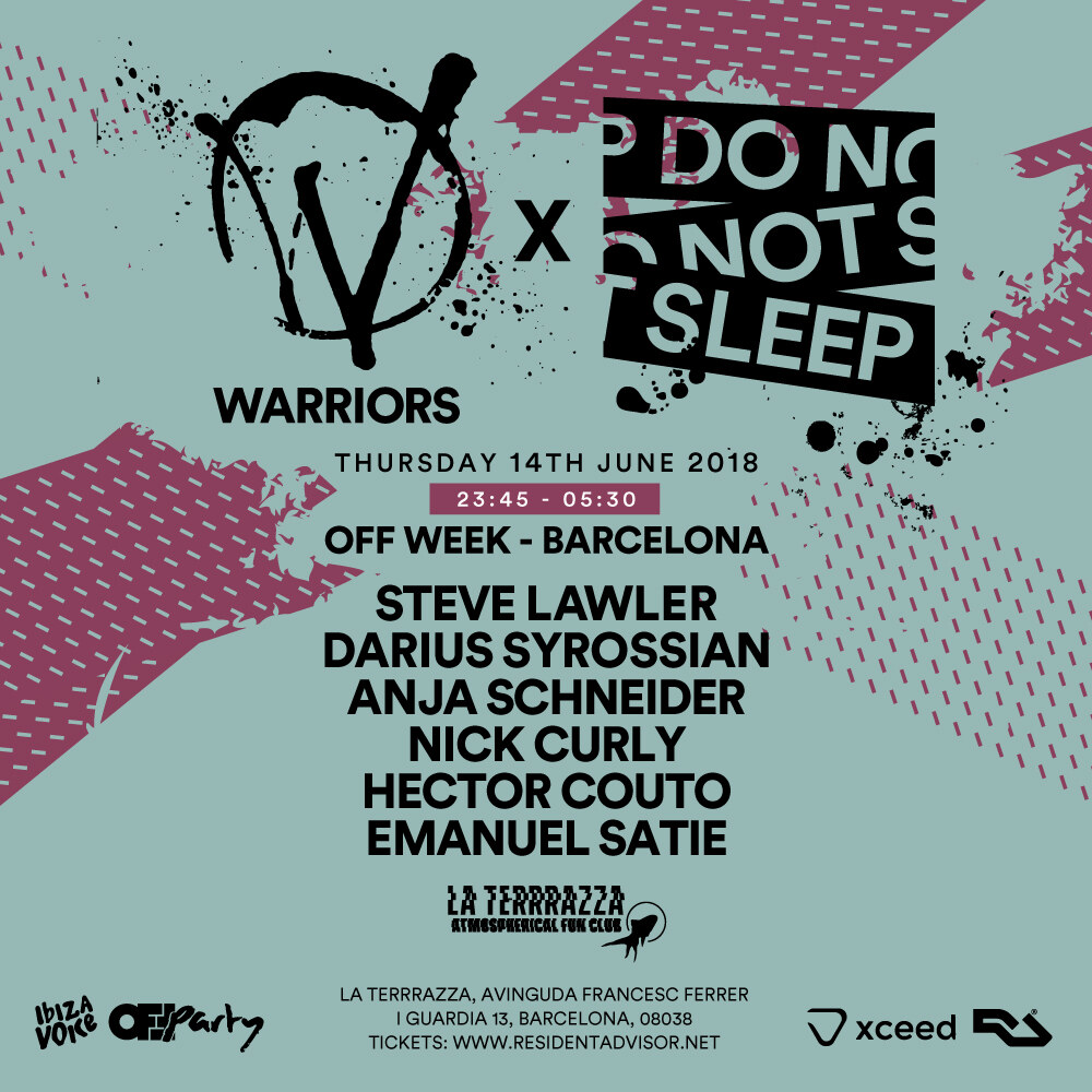Warriors and Do Not Sleep Join Forces For OFF Week, Barcelona | 14th June 