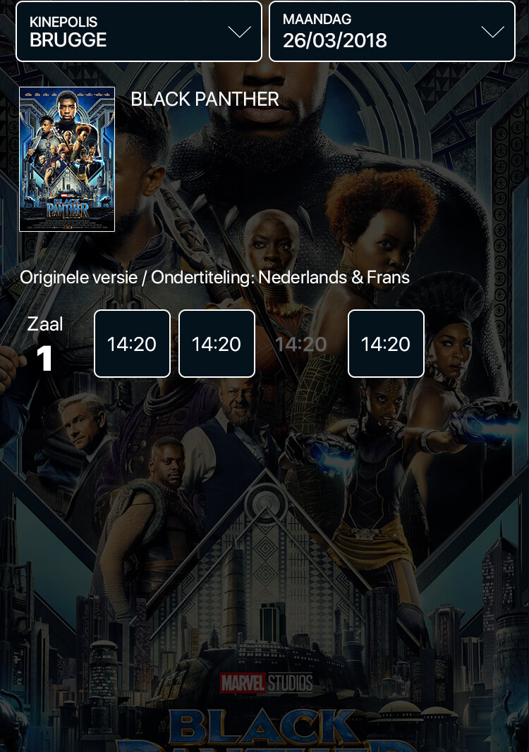 Alle filminfo beschikbaar 'on the spot', dankzij nieuwe image recognition functionaliteit in Kinepolis app