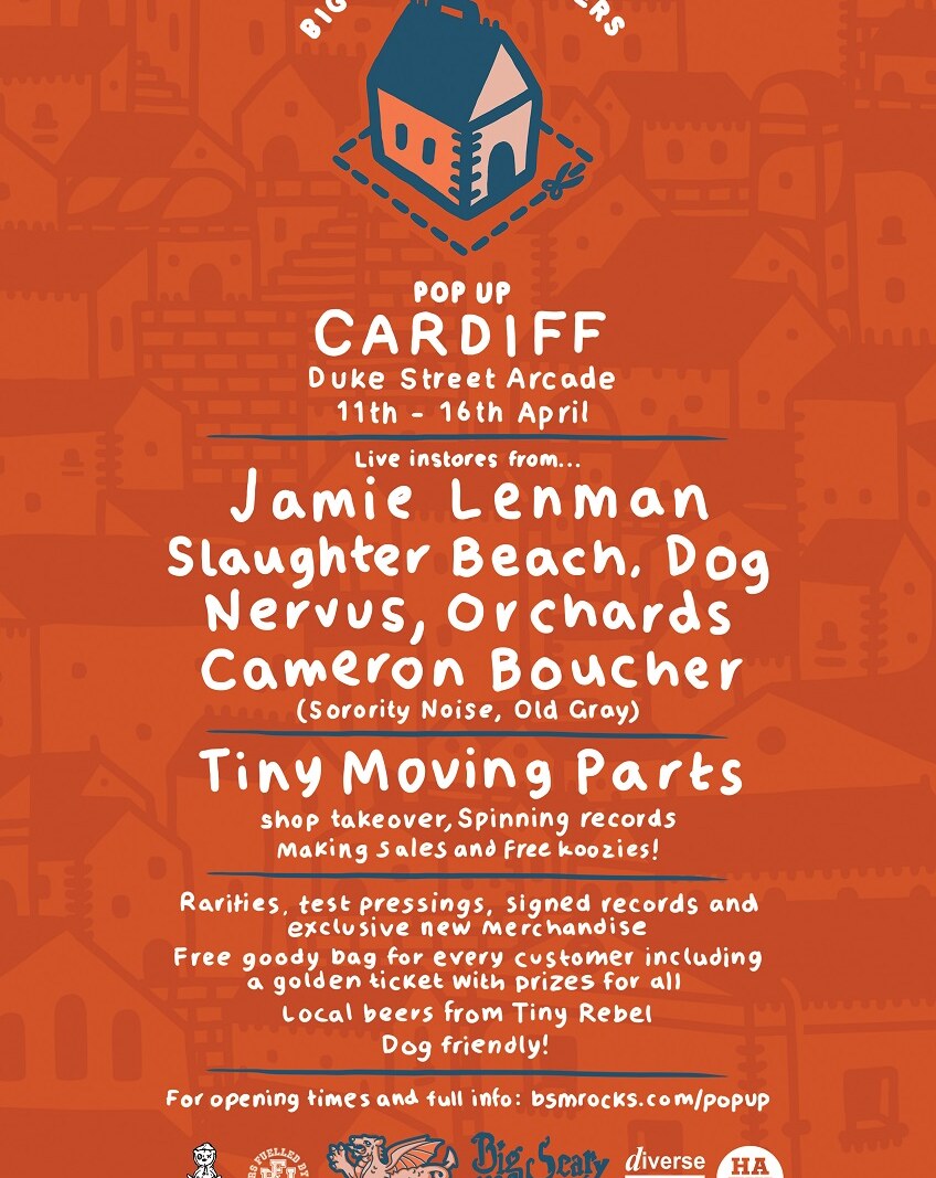 Big Scary Monsters Announce Cardiff Popup Shop 11th – 16th April 2018