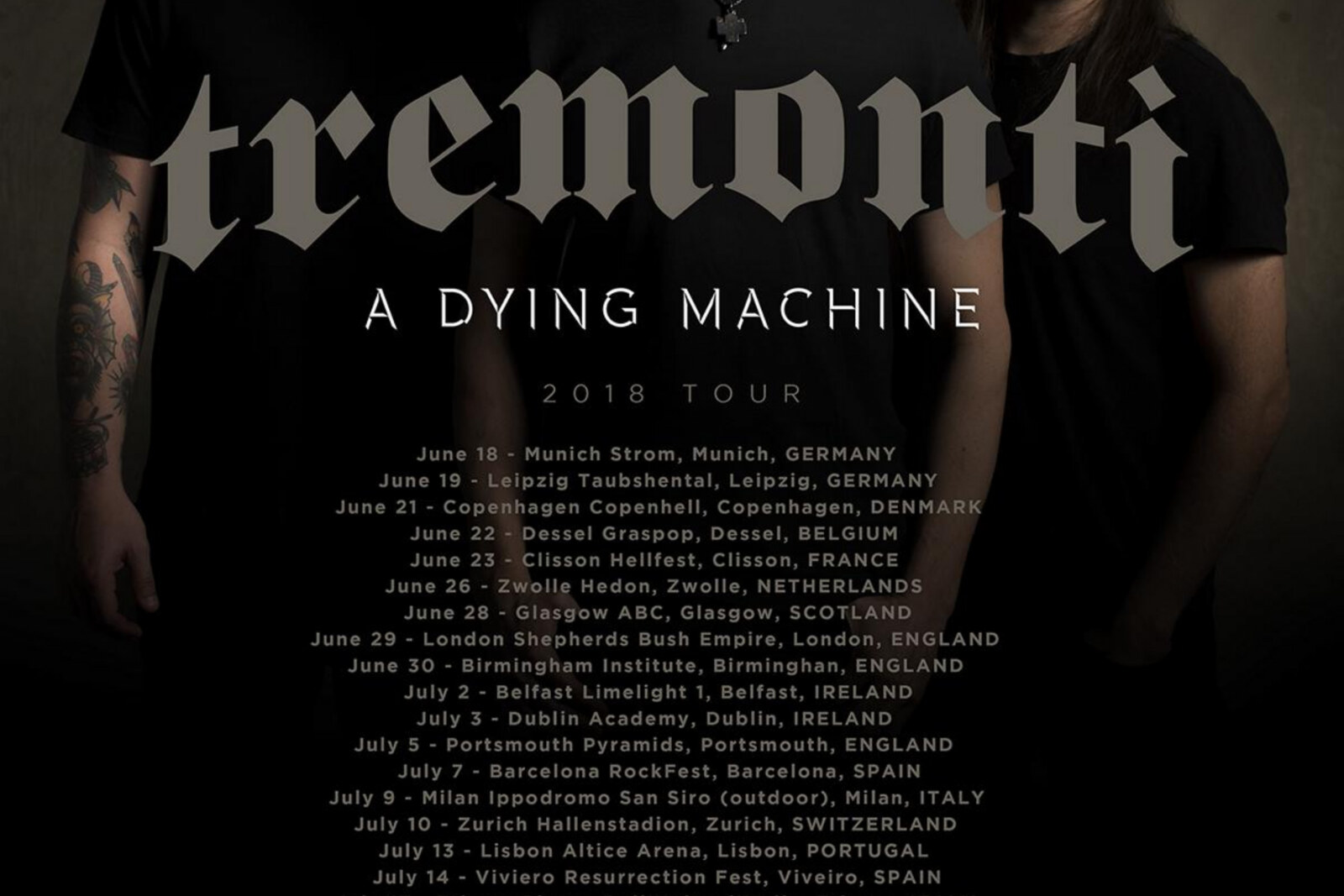 Tremonti Release "A Dying Machine" Worldwide On June 8th