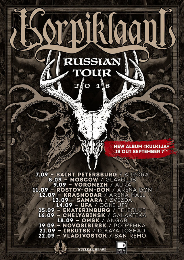 Korpiklaani announce new studio album "Kulkija" & Russian release tour!