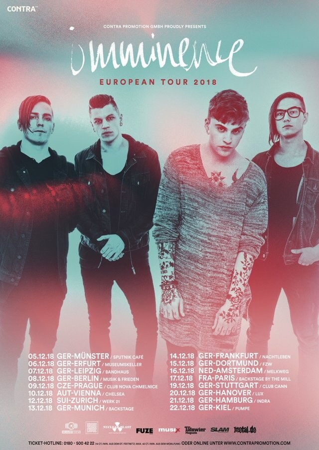 Imminence announce EU tour for December 2018!