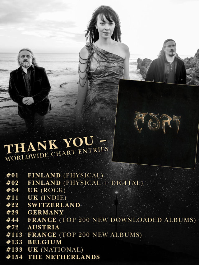 AURI enter charts with »Auri«; release fourth album trailer!