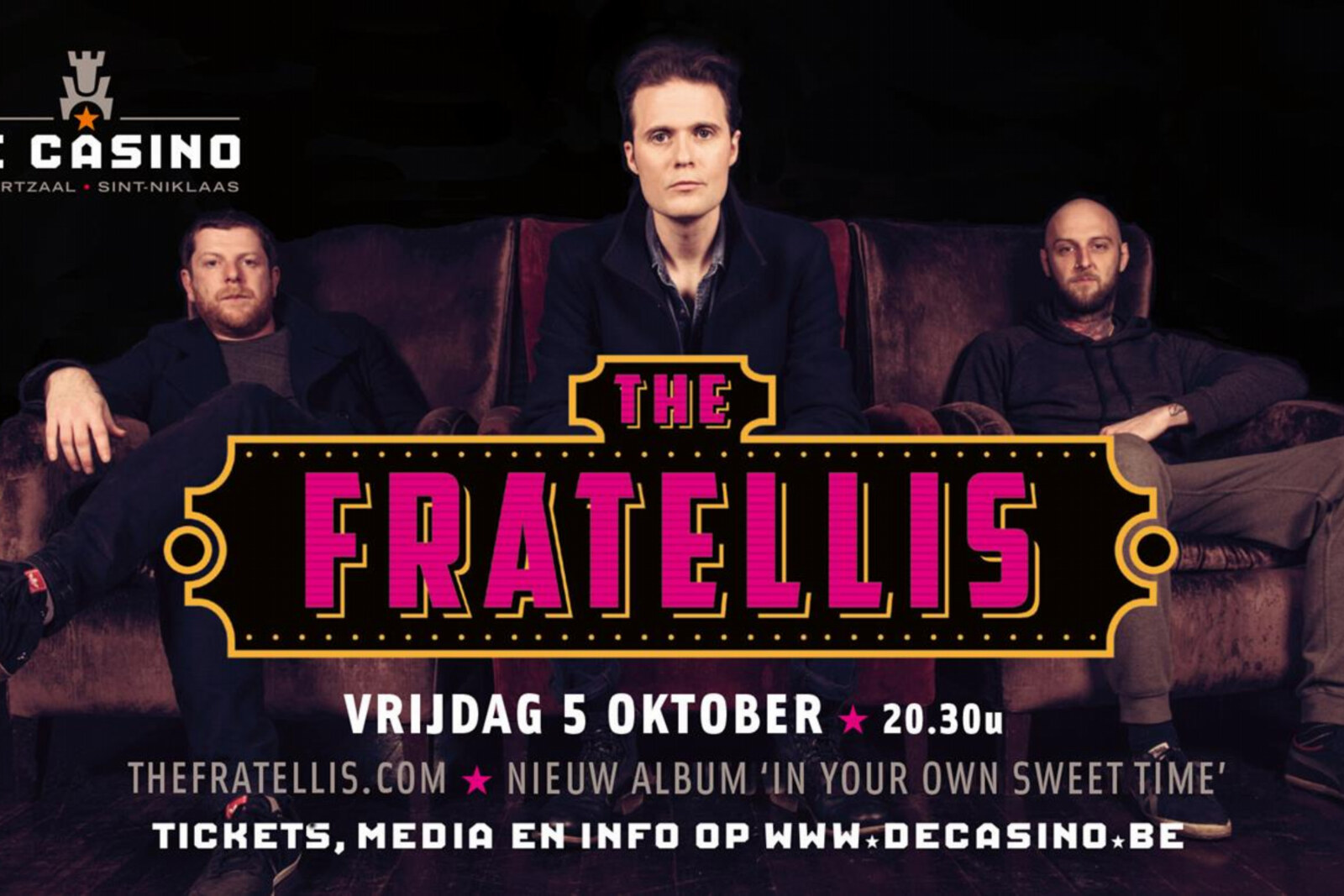 The Fratellis komt naar de Casino