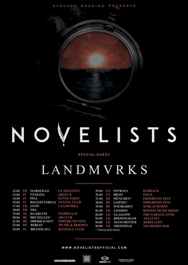LANDMVRKS  release new single 'Scars' + EU tour with NOVELISTS under way!
