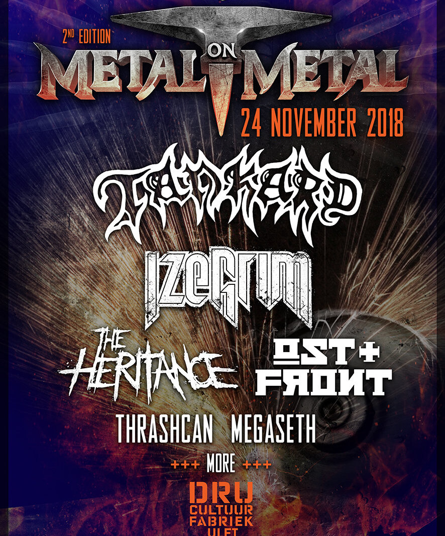 Tweede editie Metal On Metal met Tankard, Izegrim, Ost+Front en meer op 24 november 2018