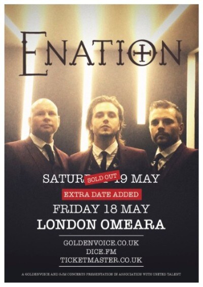 Nashville's Enation add 2nd London headline date due to high demand