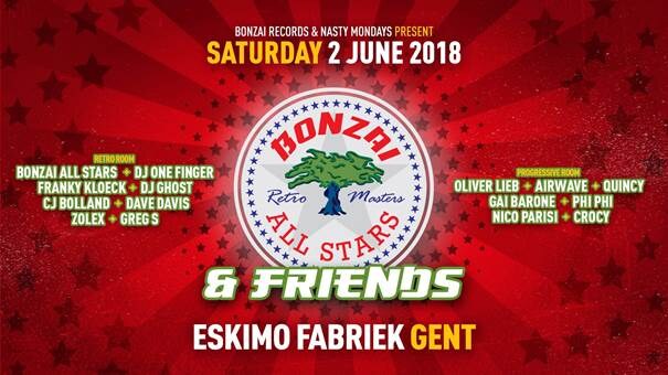Bonzai All Stars & Friends bouwen feestje in Eskimo Fabriek